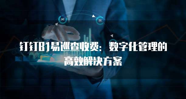 钉钉B1易巡查收费：数字化管理的高效解决方案