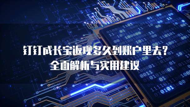 钉钉成长宝返现多久到账户里去?全面解析与实用建议