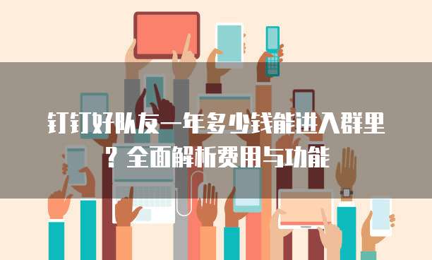 钉钉好队友一年多少钱能进入群里？全面解析费用与功能