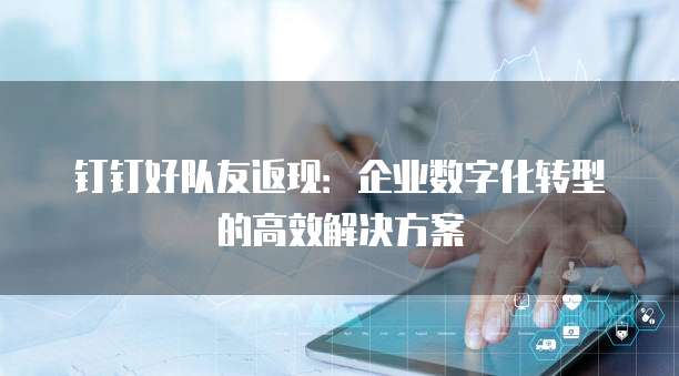 钉钉好队友返现:企业数字化转型的高效解决方案