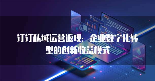 钉钉私域运营返现:企业数字化转型的创新收益模式
