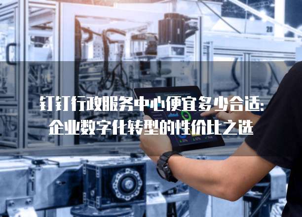 钉钉行政服务中心便宜多少合适：企业数字化转型的性价比之选