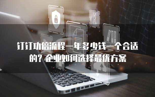 钉钉功倍流程一年多少钱一个合适的？企业如何选择最优方案