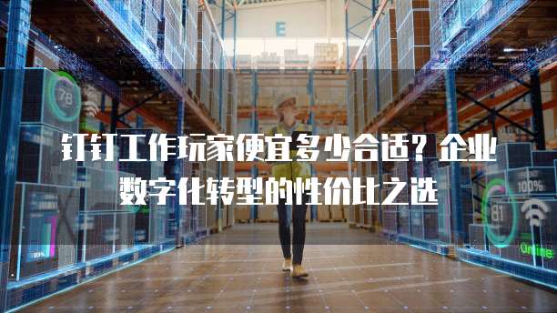 钉钉工作玩家便宜多少合适?企业数字化转型的性价比之选