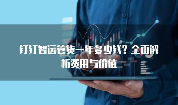 钉钉智运管货一年多少钱?全面解析费用与价值