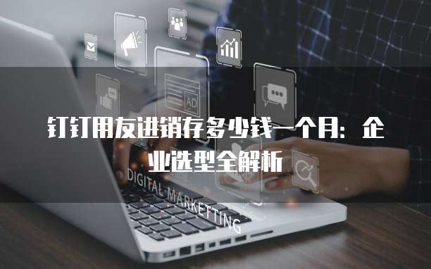 钉钉用友进销存多少钱一个月:企业选型全解析