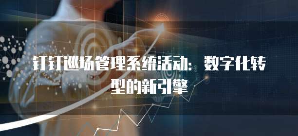 钉钉巡场管理系统活动:数字化转型的新引擎