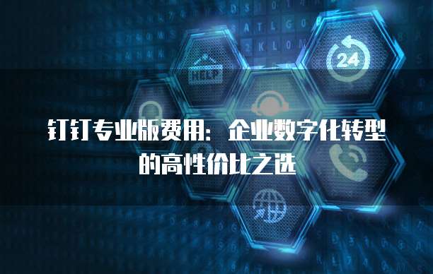 钉钉专业版费用:企业数字化转型的高性价比之选