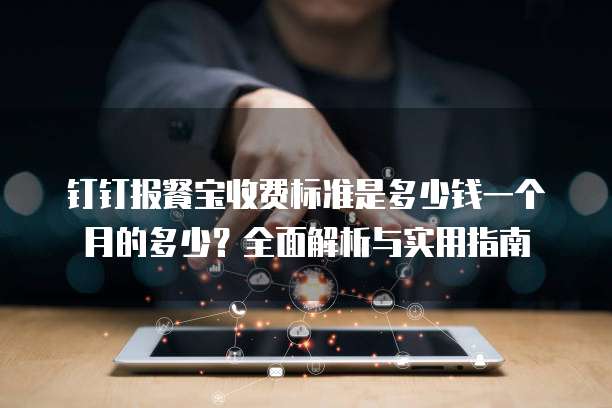 钉钉报餐宝收费标准是多少钱一个月的多少?全面解析与实用指南
