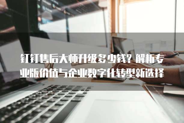 钉钉售后大师升级多少钱?解析专业版价值与企业数字化转型新选择