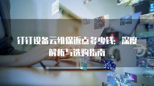 钉钉设备云维保返点多少钱:深度解析与选购指南