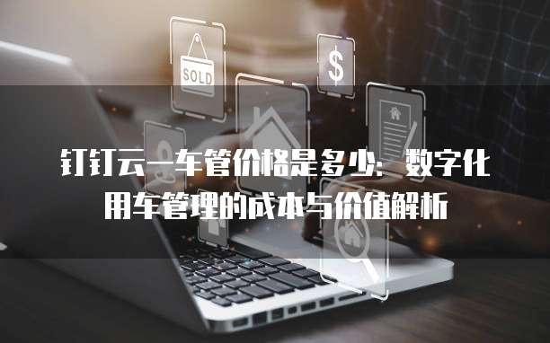 钉钉云一车管价格是多少：数字化用车管理的成本与价值解析