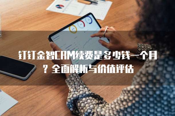 钉钉金智CRM续费是多少钱一个月?全面解析与价值评估
