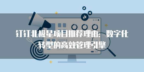 钉钉北极星项目推荐理由：数字化转型的高效管理引擎