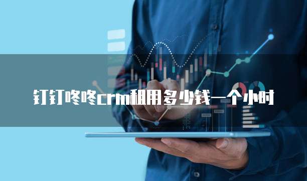 钉钉咚咚crm租用多少钱一个小时