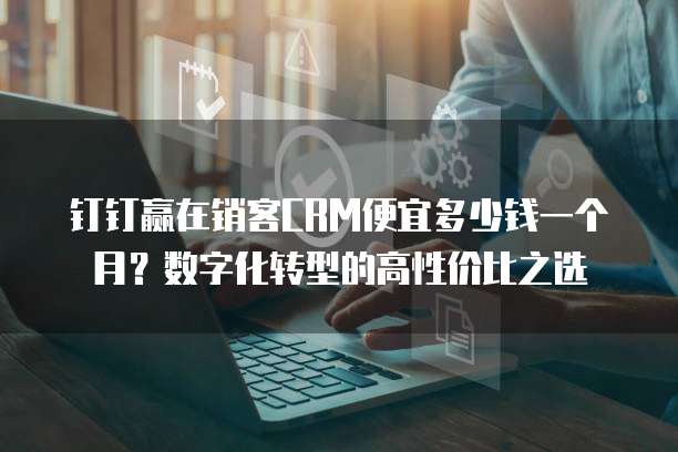 钉钉赢在销客CRM便宜多少钱一个月?数字化转型的高性价比之选