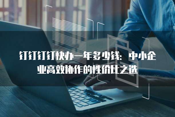 钉钉钉钉快办一年多少钱:中小企业高效协作的性价比之选