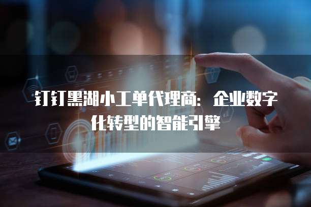 钉钉黑湖小工单代理商:企业数字化转型的智能引擎