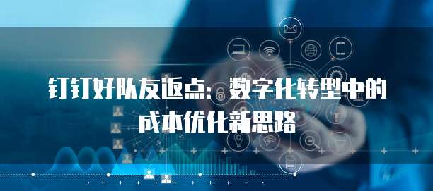 钉钉好队友返点:数字化转型中的成本优化新思路