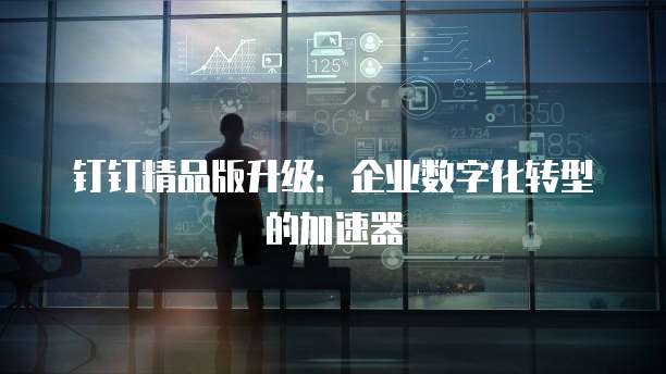钉钉精品版升级:企业数字化转型的加速器
