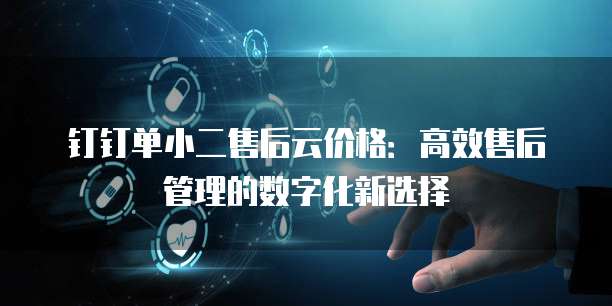 钉钉单小二售后云价格：高效售后管理的数字化新选择