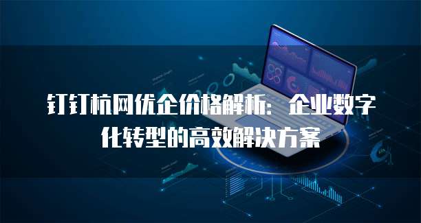 钉钉杭网优企价格解析:企业数字化转型的高效解决方案