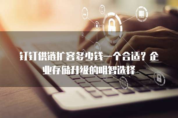 钉钉供链扩容多少钱一个合适?企业存储升级的明智选择