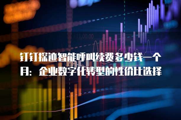 钉钉探迹智能呼叫续费多少钱一个月:企业数字化转型的性价比选择