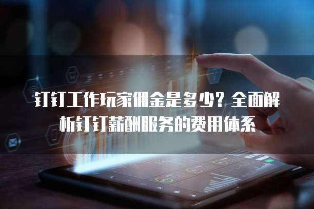 钉钉工作玩家佣金是多少?全面解析钉钉薪酬服务的费用体系