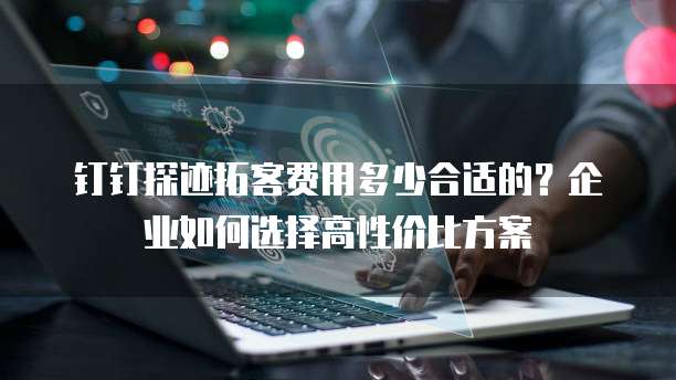 钉钉探迹拓客费用多少合适的？企业如何选择高性价比方案