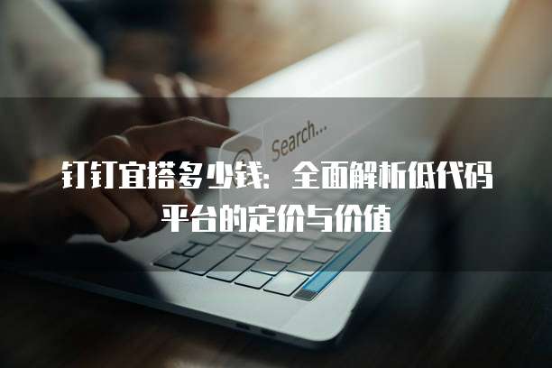 钉钉宜搭多少钱:全面解析低代码平台的定价与价值