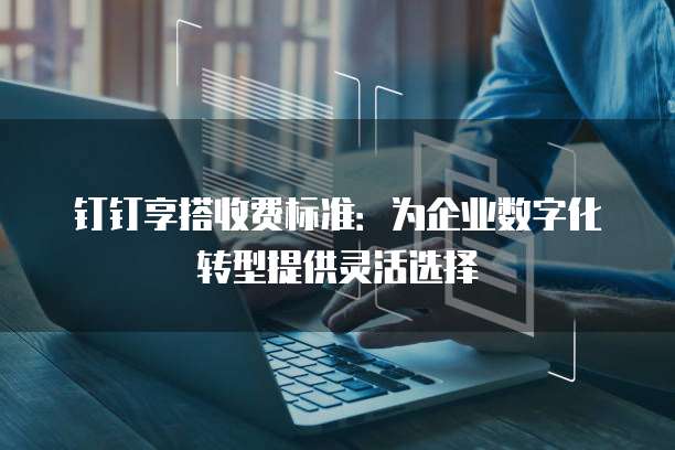 钉钉享搭收费标准:为企业数字化转型提供灵活选择