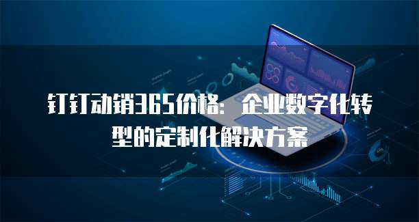 钉钉动销365价格：企业数字化转型的定制化解决方案