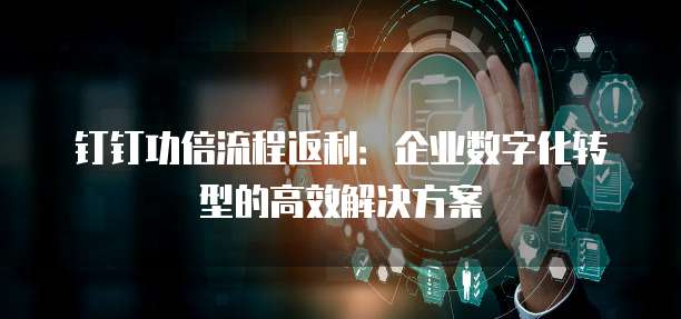 钉钉功倍流程返利:企业数字化转型的高效解决方案
