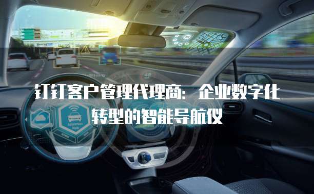 钉钉客户管理代理商:企业数字化转型的智能导航仪