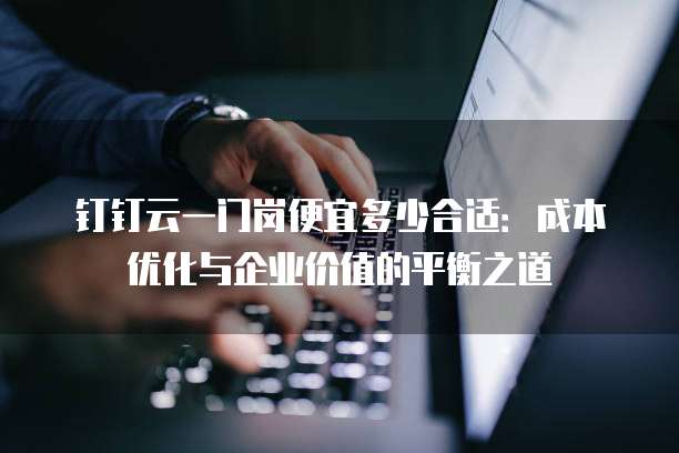 钉钉云一门岗便宜多少合适:成本优化与企业价值的平衡之道