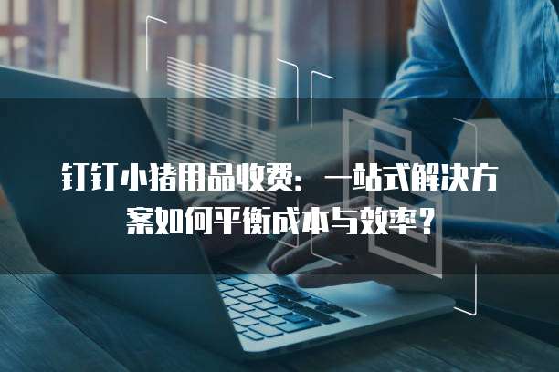 钉钉小猪用品收费:一站式解决方案如何平衡成本与效率?
