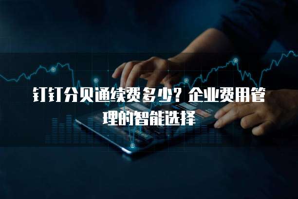 钉钉分贝通续费多少？企业费用管理的智能选择