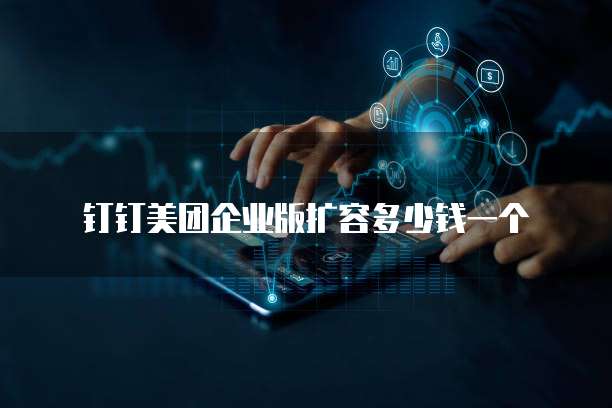 钉钉美团企业版扩容多少钱一个