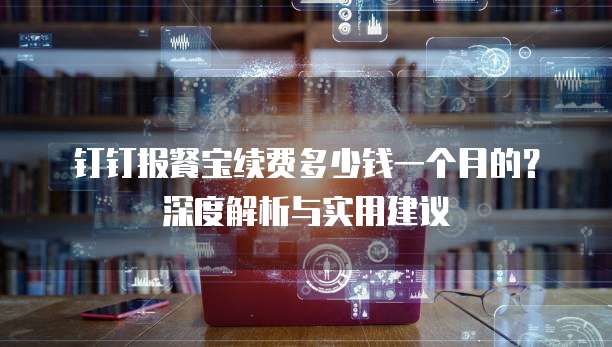 钉钉报餐宝续费多少钱一个月的?深度解析与实用建议