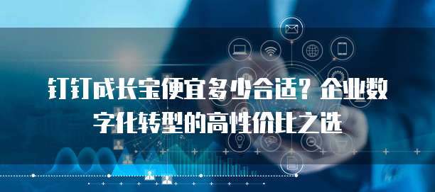 钉钉成长宝便宜多少合适？企业数字化转型的高性价比之选