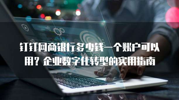 钉钉网商银行多少钱一个账户可以用?企业数字化转型的实用指南