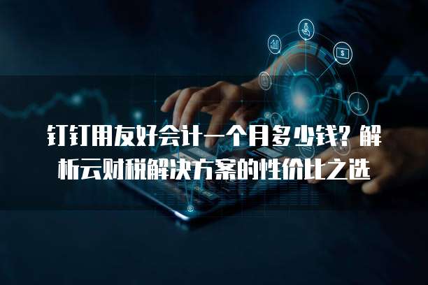 钉钉用友好会计一个月多少钱?解析云财税解决方案的性价比之选