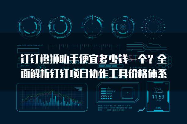 钉钉橙狮助手便宜多少钱一个？全面解析钉钉项目协作工具价格体系
