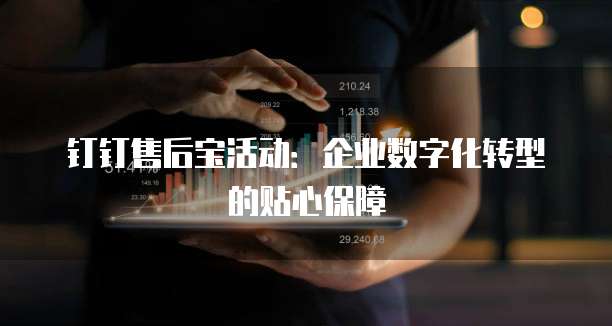 钉钉售后宝活动：企业数字化转型的贴心保障