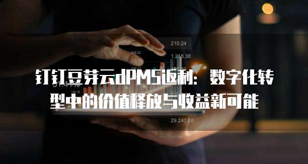 钉钉豆芽云dPMS返利:数字化转型中的价值释放与收益新可能