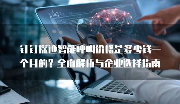 钉钉探迹智能呼叫价格是多少钱一个月的?全面解析与企业选择指南