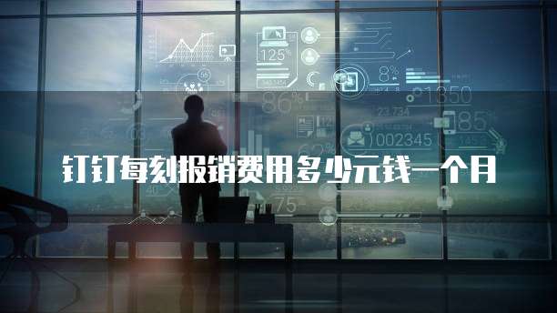钉钉每刻报销费用多少元钱一个月