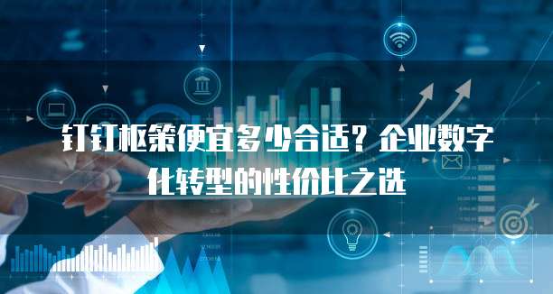 钉钉枢策便宜多少合适？企业数字化转型的性价比之选