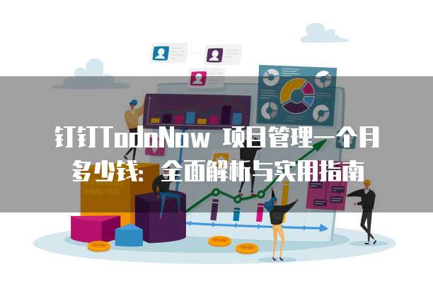 钉钉TodoNow 项目管理一个月多少钱:全面解析与实用指南